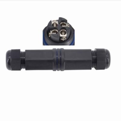 China Moto 3pin RJ45 Rj45 M25 Power Straight Screw Servo Network m25 Connector 4 Waterproof Female Pin for sale