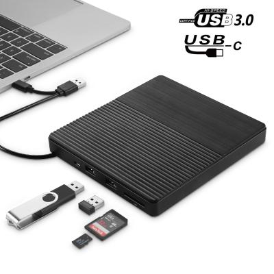 China External New USB 3.0 Du-8a5lh Ultra-Fast Type-C Du-8a5lh Mute Burner Laptop CD-RW Drive Burner DVD Player for sale