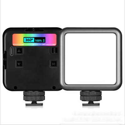 China Mini [GIET] RGB LED Light 2000mAh Photographic Lighting Portable Mini Pocket Vlog Fill Light Smartphone DSLR SLR Lamp for sale