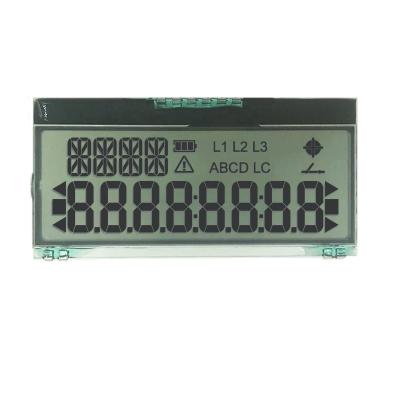 China Custom 7 seg lcd TN segment lcd display pin interface for measuring device 2.4 inch for sale