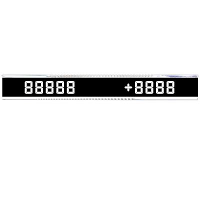 China Custom Large 9 Digit 4.3 Inch Segment LCD Display Panel Viewing Angle LCD Display for sale