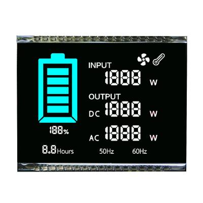 China Custom VA 7 Segment 4 Digit LCD Display Backlight 7 Segment LCD 2.4 Inch for sale