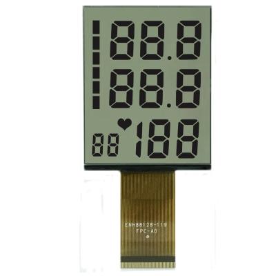 China Custom TN 7 Segment 9 Digit LCD Display 2.4 Inch Standard LCD for sale