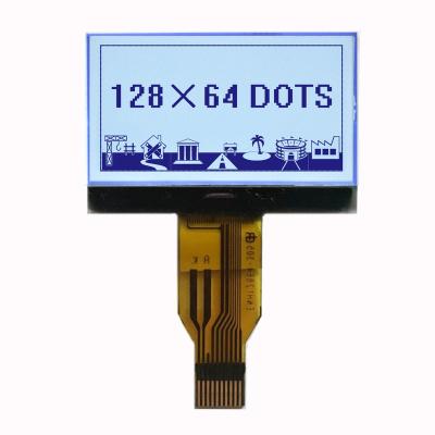 China 128x64 Black On White COG Graphic LCD Display With Backlight 1.2 Inch for sale