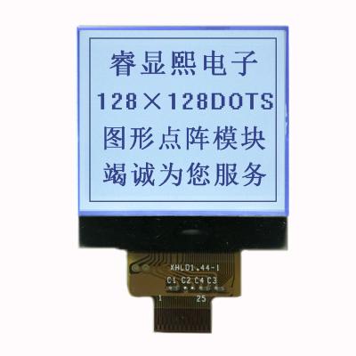 China 128x128 Resolution Graphic LCD Screen Gray STN Display With Backlight 1.4 Inch for sale