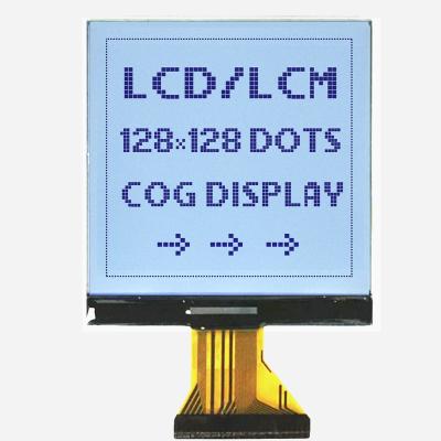 China 128x128 COG Display Graphic Module FPC Connector 2.7 Inch White Led Backlight FSTN for sale