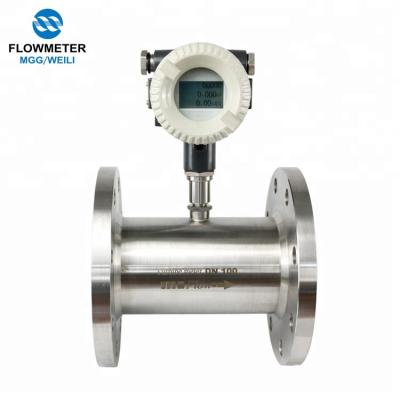 China Widely Pulse Output Turbine Flowmeter Rotary Vane Flow Meter for sale