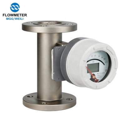 China Mechanical Metallic Liquids Gas Steam Rotor Gas Flow Meter for sale