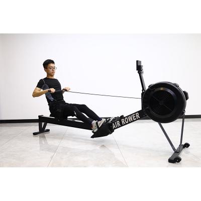 China 2021 Universal Gym Commercial Fitness TODO Air Rower Cardio Rowing Machine Adjustable With LCD Monitor for sale