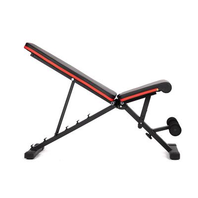 China Hot Sale Indoor Multifunctional Adjustable Dumbbell Weight Equipment Gym Foldable Folding Weight Bench for sale