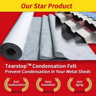 China Tearstop traditional anti condensation felt for sale