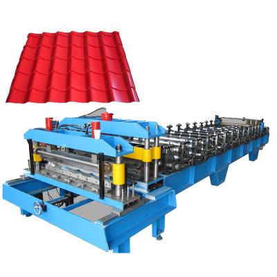 China Factory Aluminum Roofing Sheet Roll Forming Machine Double Layer Metal Tile Making Machine In China for sale