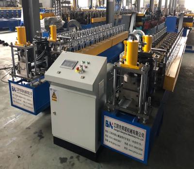 China Factory c z purlin roll forming machine C U L W light used gauge steel channel door frame roll forming machine for sale