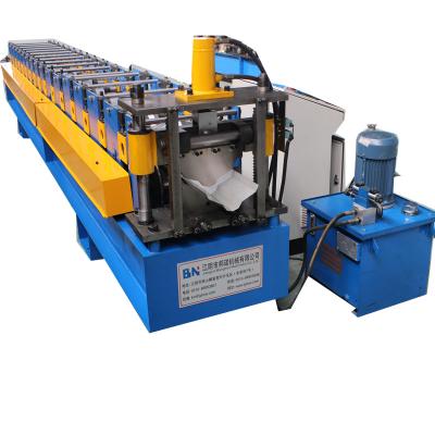 China Building Material Shops Widely Used Color Steel Metal Roof Ridge Panel Cold Roll Forming Machine for sale