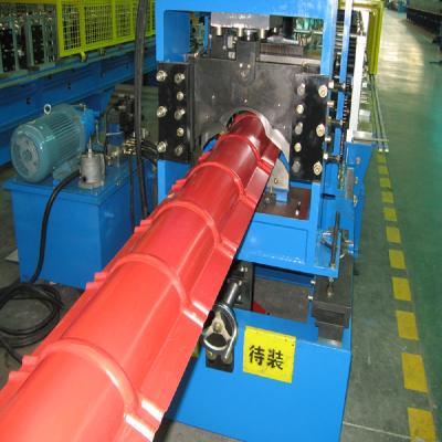 China Automatic Roof Ridge Tiles Building Materials Machinery Metal Roof Ridge Roll Forming Machine for sale