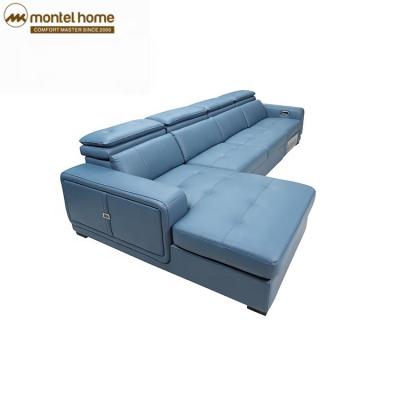 China Modern Leather Functional Nordic Designer Italian Sofa Bed Sofa Foldable Storage Corner Sofa for sale