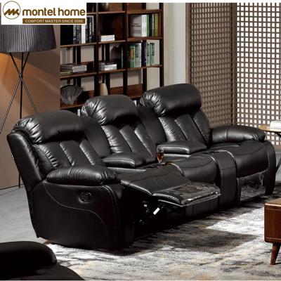 China Luxury Home Furniture Sofas Cooling Electric Leather Single Recliner Sofa Dubai Furniture Functional Sofa for sale