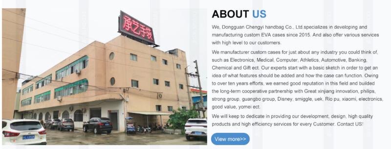 Verified China supplier - Dongguan Chengyi Handbag Co., Ltd.