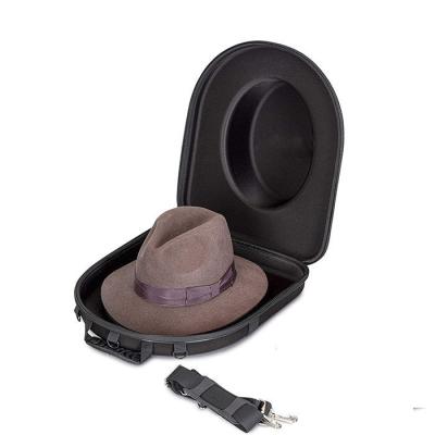 China Fashionable Durable Custom Hard Eva Hat Case Protective Cowboy Hard Shell Eva Hat Case for sale