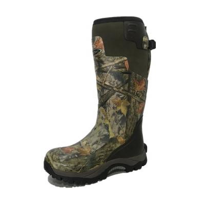 China Rubber Boots Camouflage Cheap Men's Passionate Neoprene Rubber Outdoor Boots For Hunting for sale