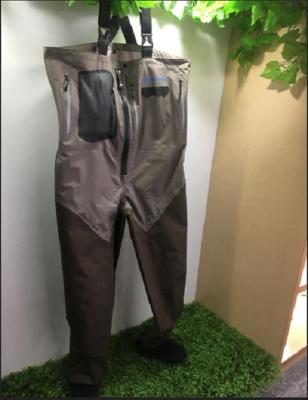 China 100% Waterproof Breathable Fly Fishing Wader Suit With Neoprene Socks From China for sale