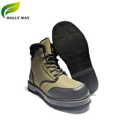 China Outdoor acctivity best quality fly fishing wading boots with felt sole for sale