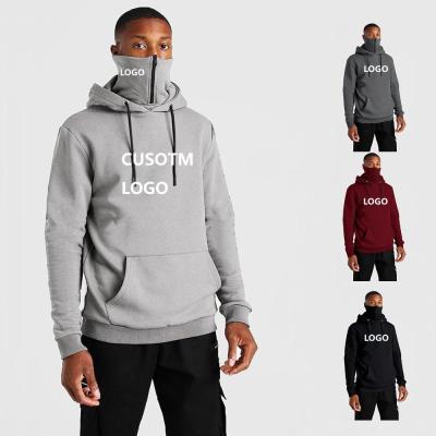 China High Quality Anti-Shrink Stand Collar Pullover Plus Hoodies Logo Printing Cool Plain Pocket Custom Size Men's Printed Mens Sports Hoodies for sale