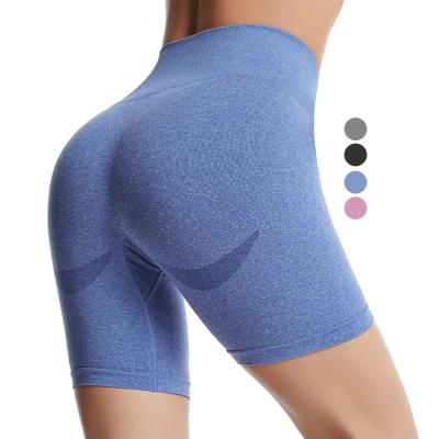 China Fashion Clothing Breathable Sports Wear Gaiters Custom Seamless Yoga Logo Short Pants For Women for sale