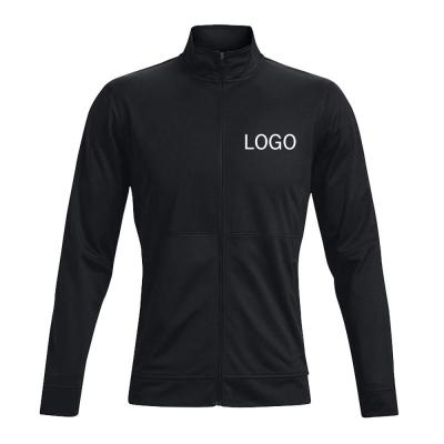 China Custom Logo Outdoor Plus Size Men's Custom Size Stand Collar QUICK DRY Hot Sale Zipper Up Casual Jackets Polyester Quick Dry Jackets For Men 2022 for sale