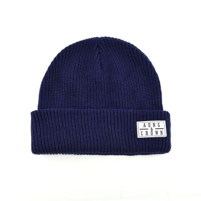 China JOINT Wholesale Custom Acrylic Knitted Beanie Hat Basic Knit Beanies Winter Women Hats Designer Hats for sale