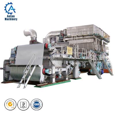 China Virgin Pulp Paper Making Machine 1575mm Cultural A4 Paper Making Machine Price for sale