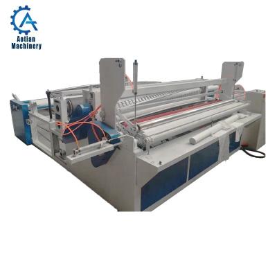 China Factory Automatic Punching Slitting Rewinding Toilet Paper Converting Machinery for sale