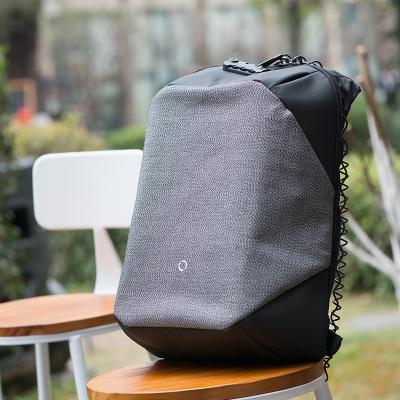 China With USB Korin Design Cut Proof Men Waterproof Smart Anti Theft Bag USB Laptop Charging Backpack Anti Theft for sale