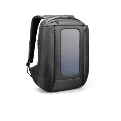 China Solar panel/USB/design professional men's shoulder bagpack solar anti-theft solar smart backpack waterproof/anti theft with solar for sale