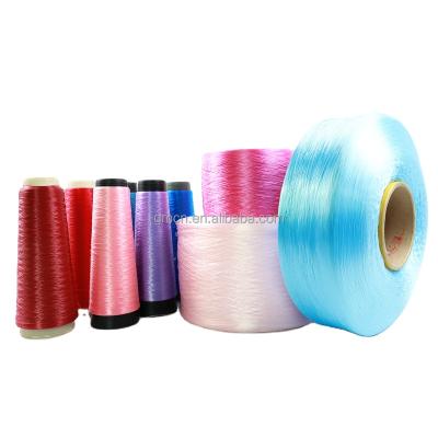 China SIZE STRENGTH 300D COLORFUL 600D 900D Recycled REUSED PP GLASS FOR WEBBING 100% WOVEN POLYPROPYLENE YARN for sale