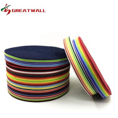 China Webbing Band Roll Woven Polyester Cotton Nylon Jacquard Webbing Strap Customized Viable China Factory Supply for sale