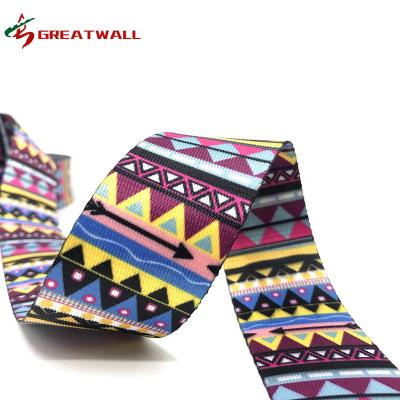 China Viable wholesale high quality polyester printed fabric webbing utility strap for sale