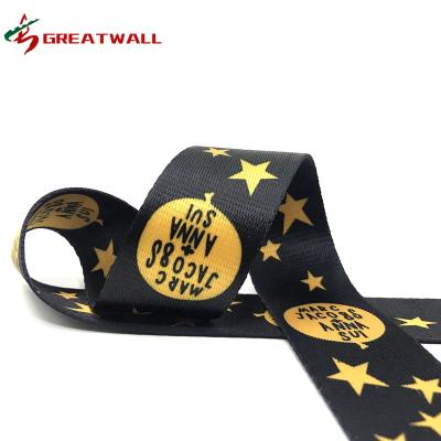 China Viable Customized Printed Tape For Bags Shoes Clothes Printed Webbing for sale