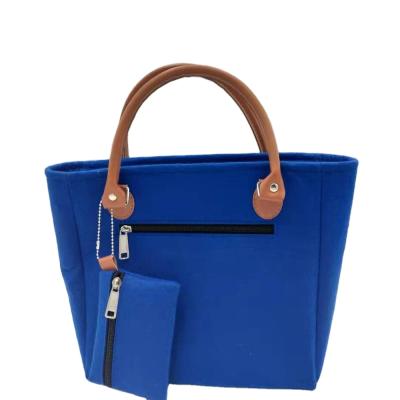 China ENGLAND STYLE New Style Popular Cheap Wholesale Women Tote Bags Felt Ladies Bags Handbag for sale