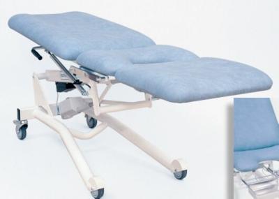 China Electric Obstetric Table Blue Gynecology Chair For Gynecologic Examination for sale