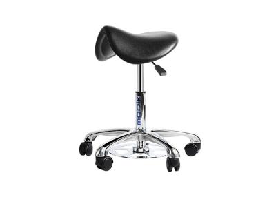 China Antimicrobial  Dental 140mm Gas Spring Lift Ergonomic Saddle Seat Chair for sale