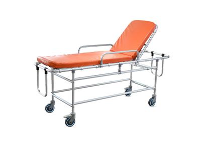 China Non Magnetic Fixed Ambulance Paramedic Stretcher Trolley For MRI for sale