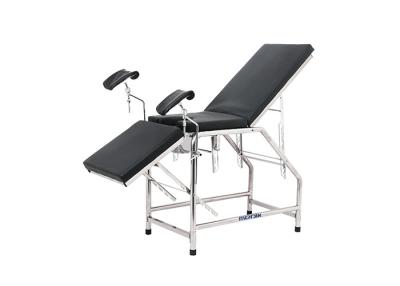 China De handstijgbeugels van Examination Table With van de Rugleunings Regelbare Gynaecoloog Te koop