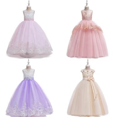 China Anti-wrinkle High quality dress children's princess dress Christmas evening girl party dress for sale