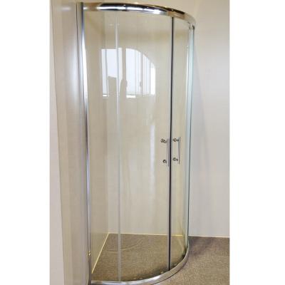 China With Frame Easy Install Standard Shower Enclosure Aluminum Clear Glass Bathroom Doors Double Enclosure Shower Cubicle for sale