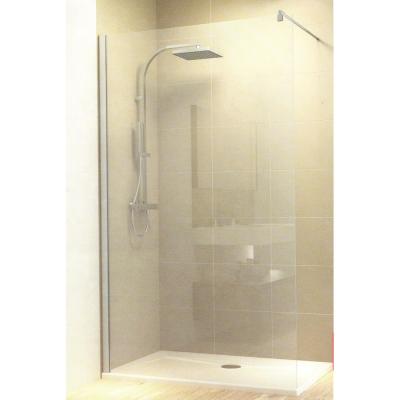 China With Frame 2019 New Design Retractable Shower Screen Bathroom Shower Door 8MM High Quality Tempered Glass for sale