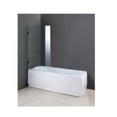 China Best Selling Hinge Home Door Screen Tempered Glass Bathroom Shower Tub Frameless Frameless Screen for sale