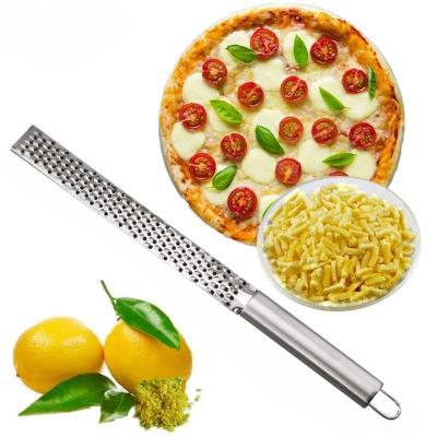 China Vegetable Viable Stainless Cheese Zester Grater Peeler Slicer Kitchen Tool Instruments Vegetable Fruit Cleaver for sale