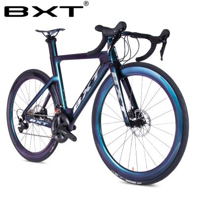 China Racing Carbon Bike Racing Complete Bicycle Road 11 Speed ​​City Bike Disc Brake Road Bicycle for sale