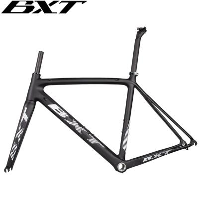 China Road Bikes High Quality Road Bike Carbon Frame 700C Carbon Fork Bicycle Frame 700C*23C Or 25C Wheels for sale